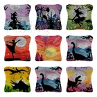 Набор крючков для вышивки крестиком, декоративные подушки для пейзажа, стразы