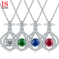 i souled js06o brand classic fashion necklace for women s925 sterling silver platinum plated chain length can be customized