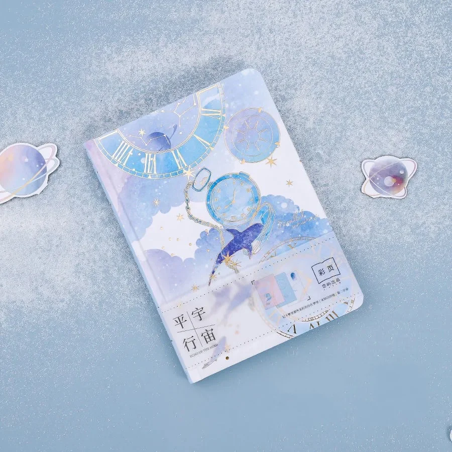 

A5 Hard Cover Journal Diary Lined Grid Notebook Notepad White Papers Beautiful Hardcover Handbook Planner Notebook Cute Gift