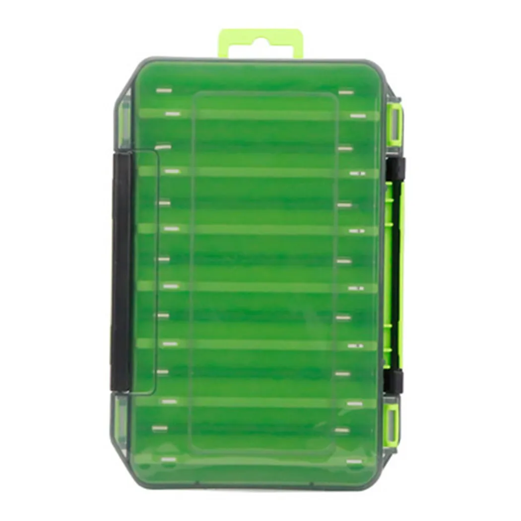 

1PC Fishing Accessories Lure Hook Box Storage Double Sided High Strength With Fishing Box 19.5*11.7*3.6cm PP Fish Accessories