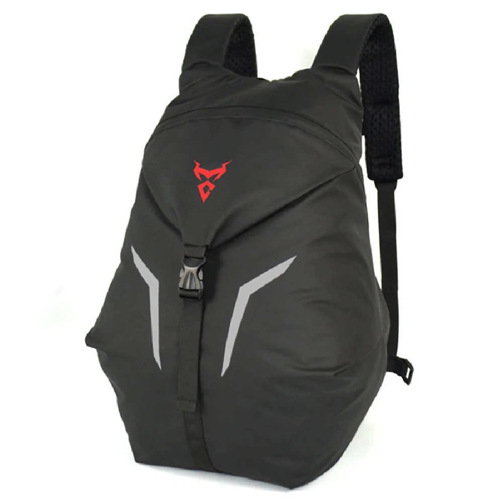 

Red Motorcycle Helmet Bag Backpack Racing Waterproof Breathable Nylon Moto Motorbike Bag Reflective Safety Helmet Bag Riding