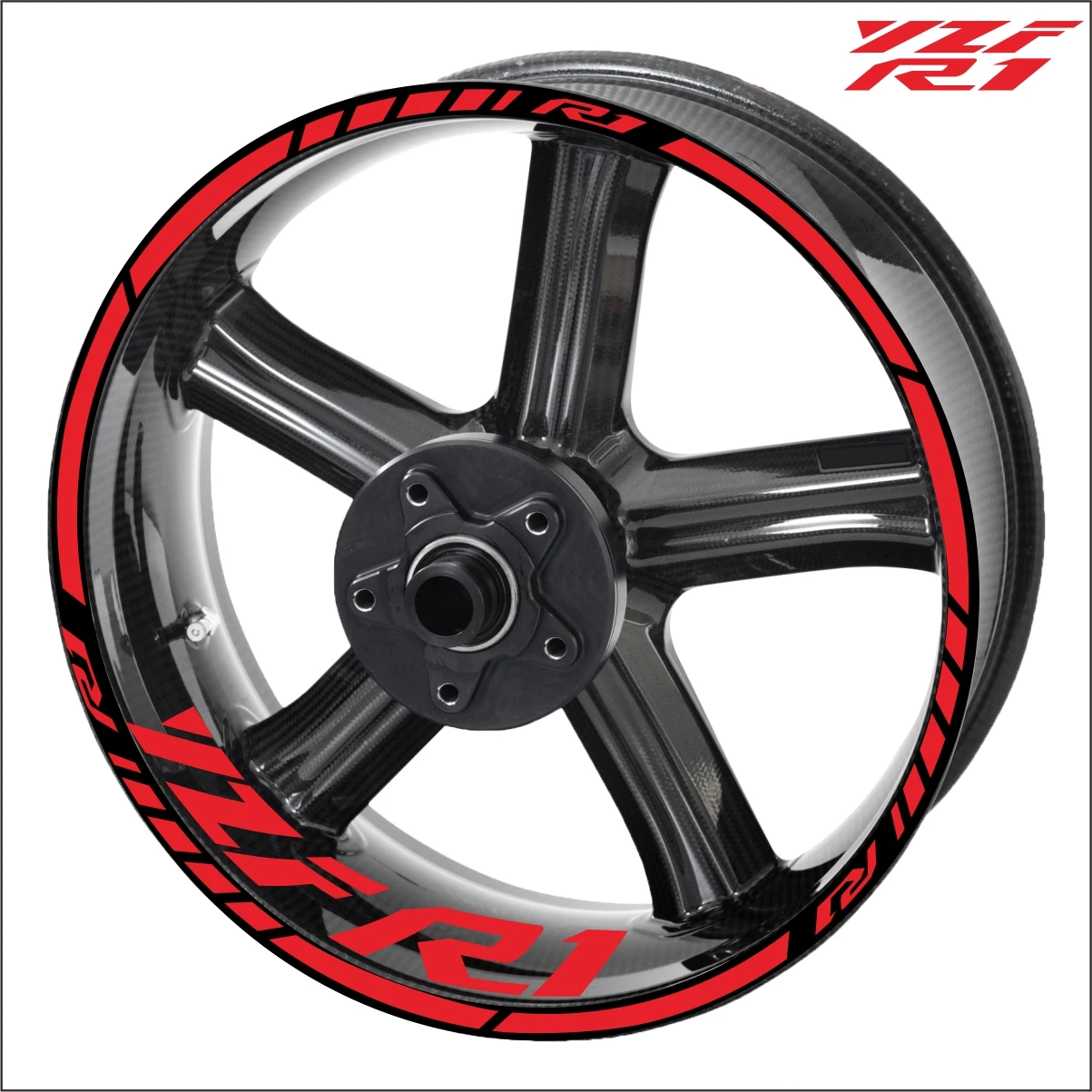 Buy For Yamaha R1 Wheel Sticker Rim Stickers Yzf r1 Logo Set on
