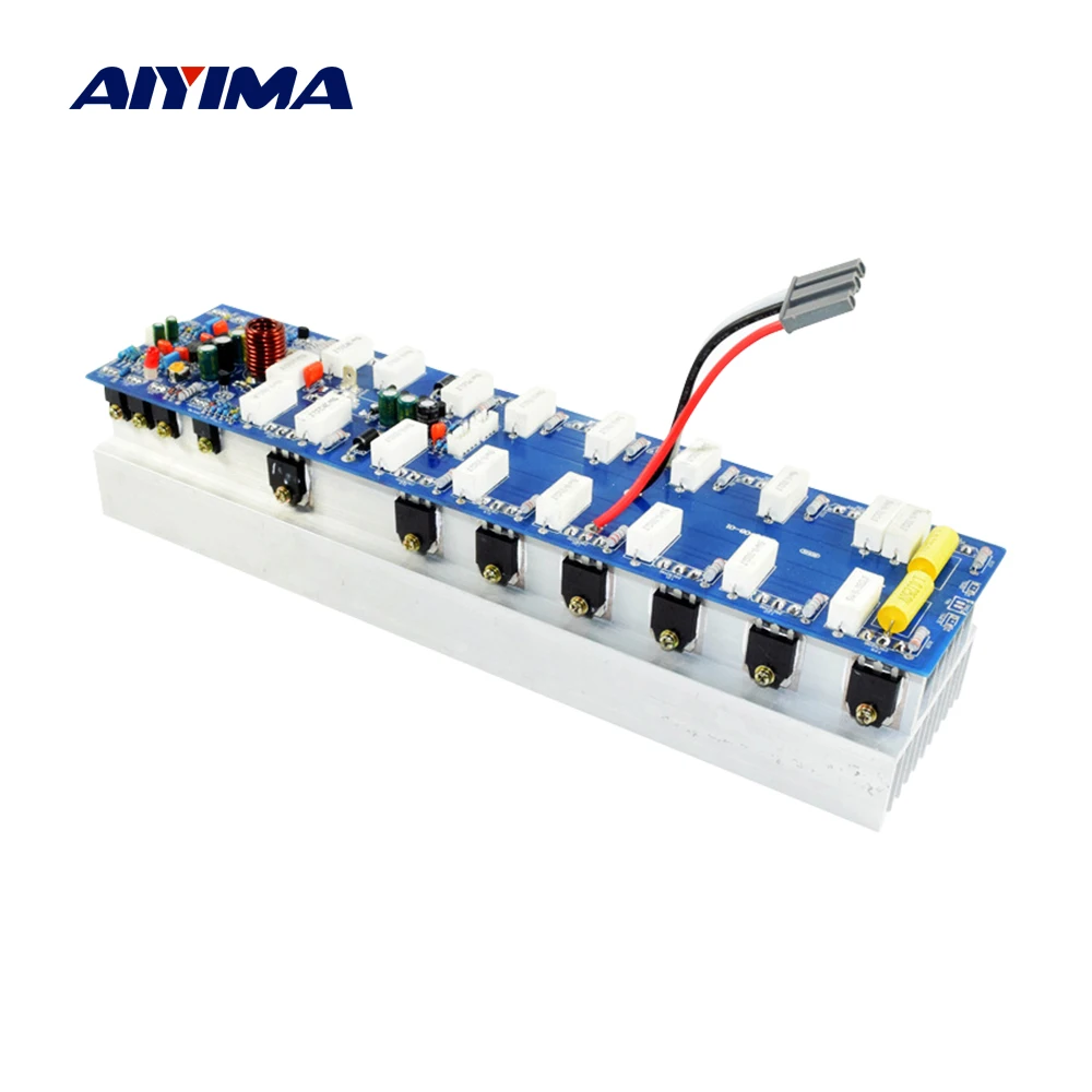AIYIMA усилитель мощности платы Hi Fi NJW0281/NJW0302 ON Semiconductor Mono 650W звука 2SA1837/2SC4793|Усилители