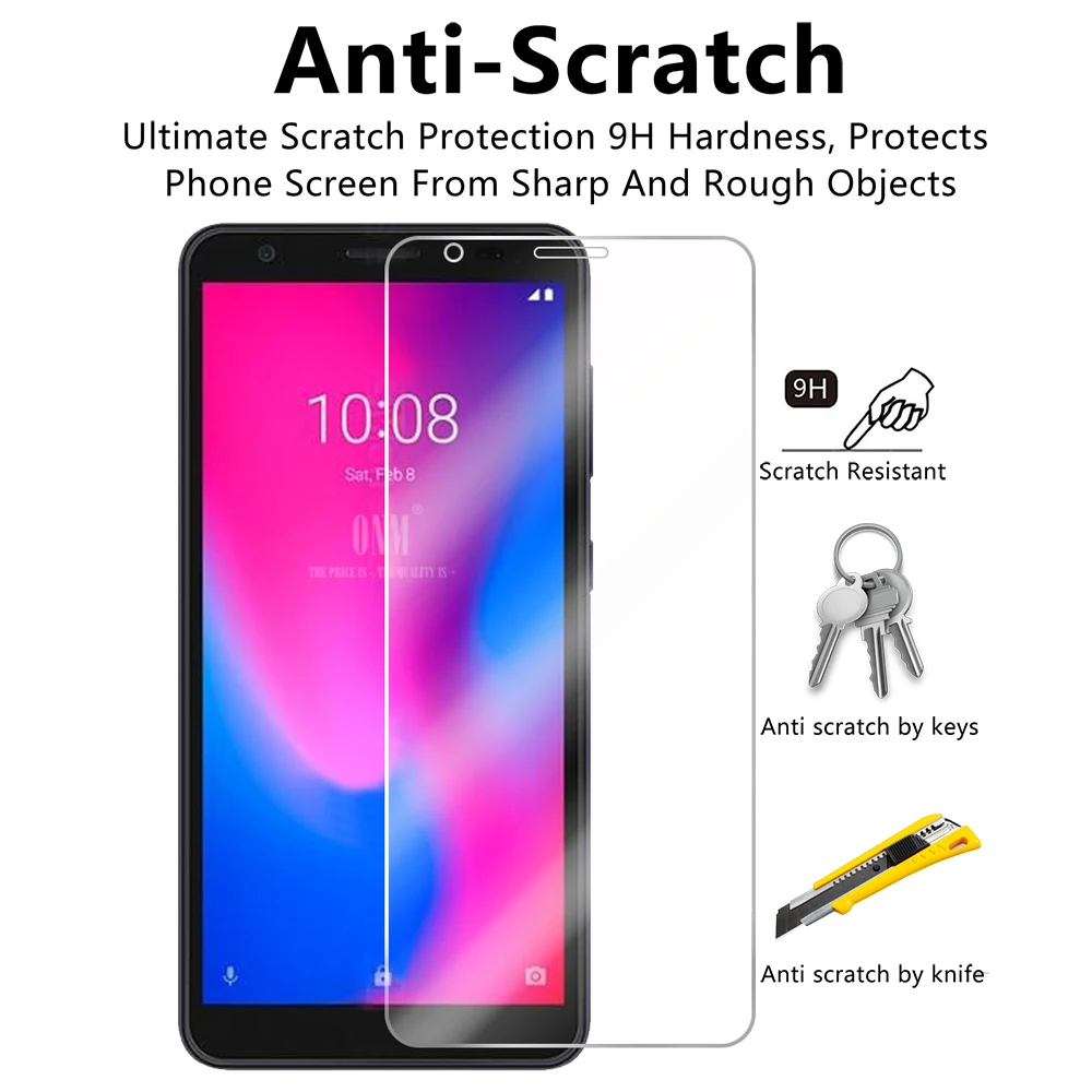 10 шт. закаленное стекло для ZTE BLADE A3 A5 A7 2020 защита экрана Защитная стеклянная