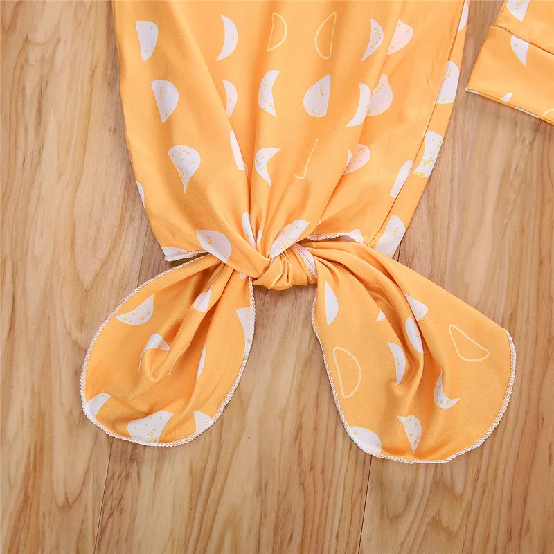 Милый детский спальный мешок в цветочек/однотонный пеленка для новорожденных +