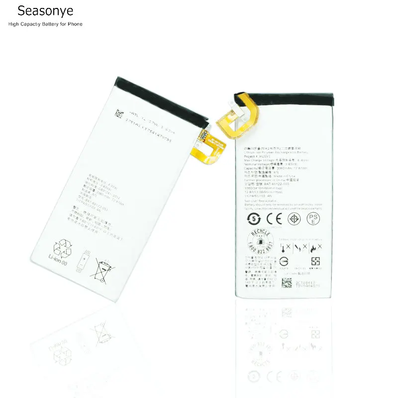 Запасные аккумуляторы для телефонов 3360 mAh/12.87Wh BAT-60122-003 для blackberry priv Batterie Batteria Batterij