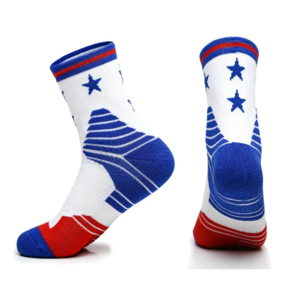 Профессиональные носки для бега хлопковые толстые мужские спортивные