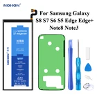 Аккумулятор Nohon для Samsung Galaxy Note 8 3 S8 S7 S6 S5 Edge S8Edge S7Edge S6Edge S6Edge + Note3 Note8 SAM, сменная батарея
