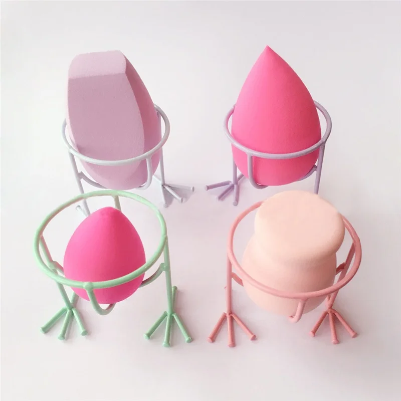 

1 шт. полка для курицы, форма ног, косметический инструмент для макияжа (случайный цвет), подставка для пудры, держатель для макияжа