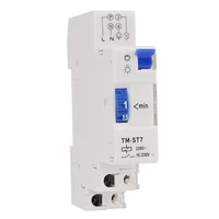 230v ac 7 minutes mechanical timer 18mm single module din rail staircase timer time switch timer clock