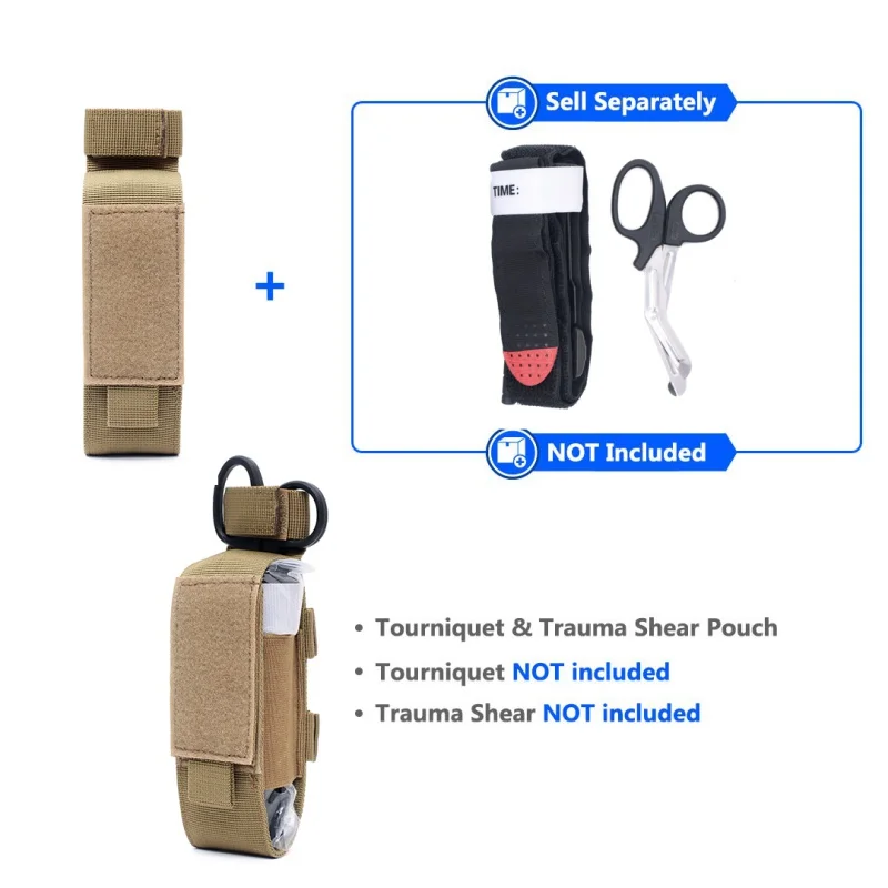 

Outdoor hunting Hiking Portable Storage Bag Camping First Aid Kits Emergency Pocket hiking survival Flashlight bagfz4
