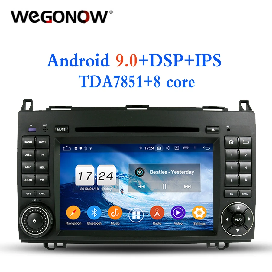 Android 9 0 4 GB ram 8 Core для Benz W169 W245 Viano Vito 2005 2010 2011 Автомобильный dvd плеер Wifi BT 2 handfree RDS