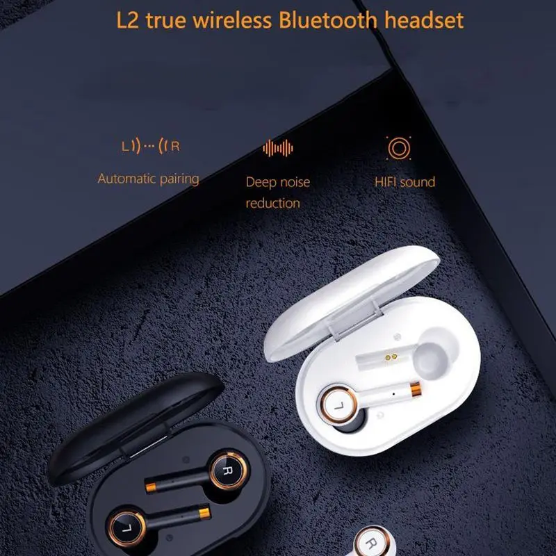 L2 TWS bluetooth наушники деловая гарнитура спортивные водонепроницаемые музыкальные