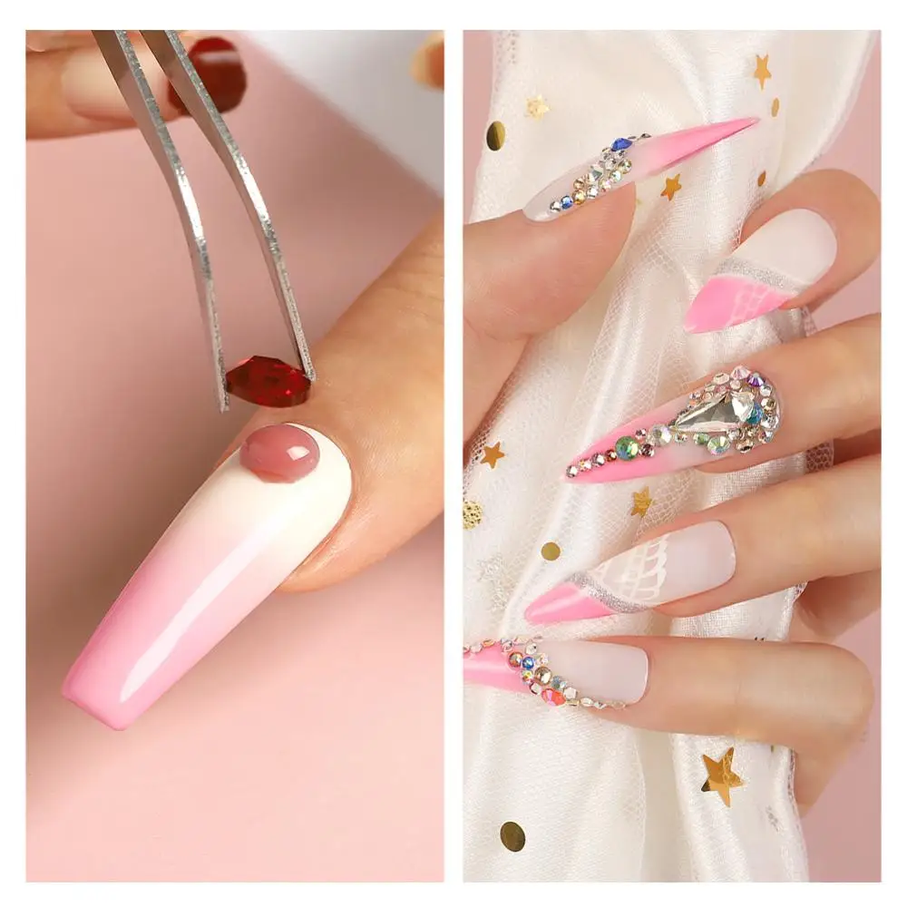

Professional Poly Nail Gel Kit UV Gel Nail Kits With Lamp All For Manicure Nail Kit Set Nail Art Decorations Nail Kit