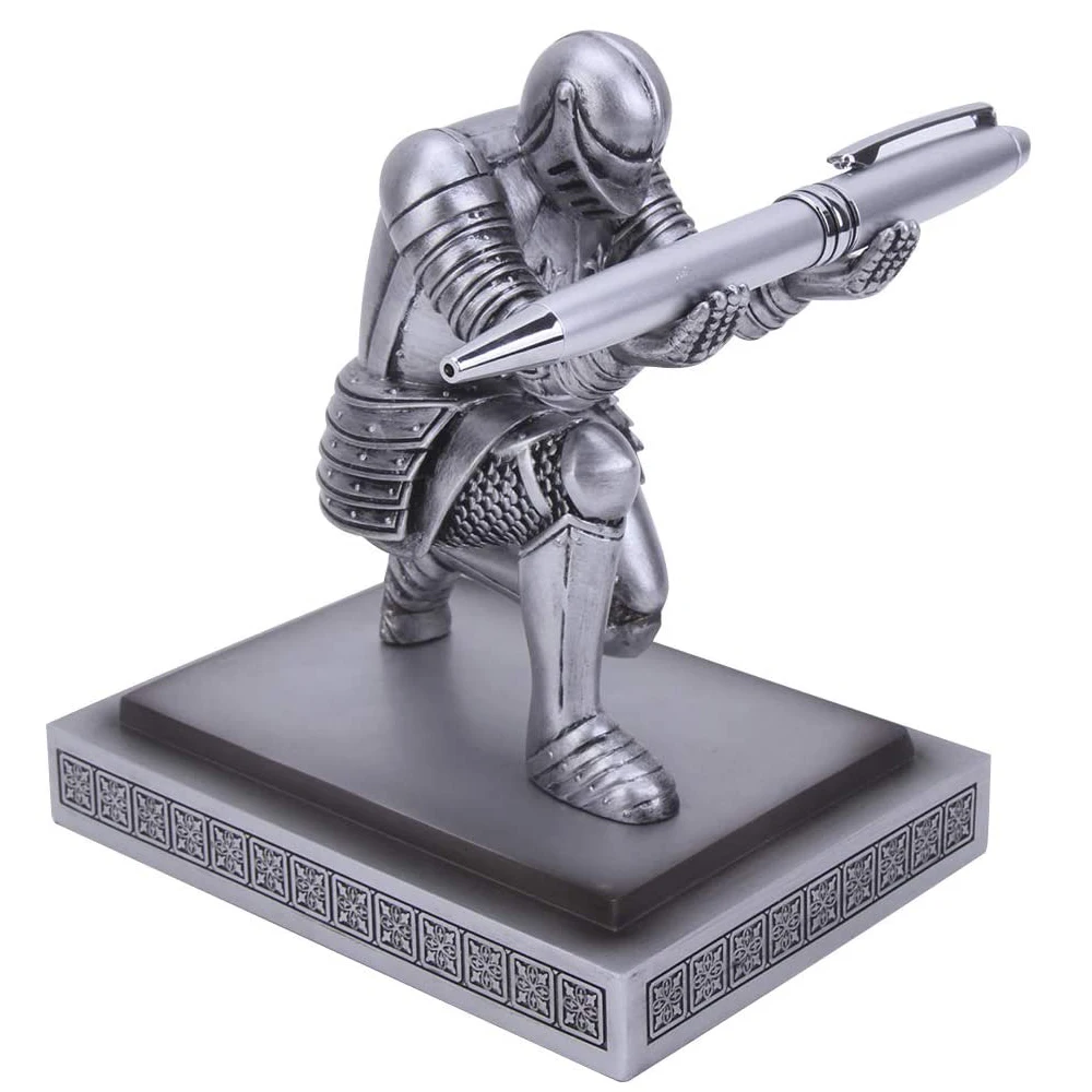 Креативный рыцарь аксессуары для украшения стола подарок с крутой ручкой офиса и