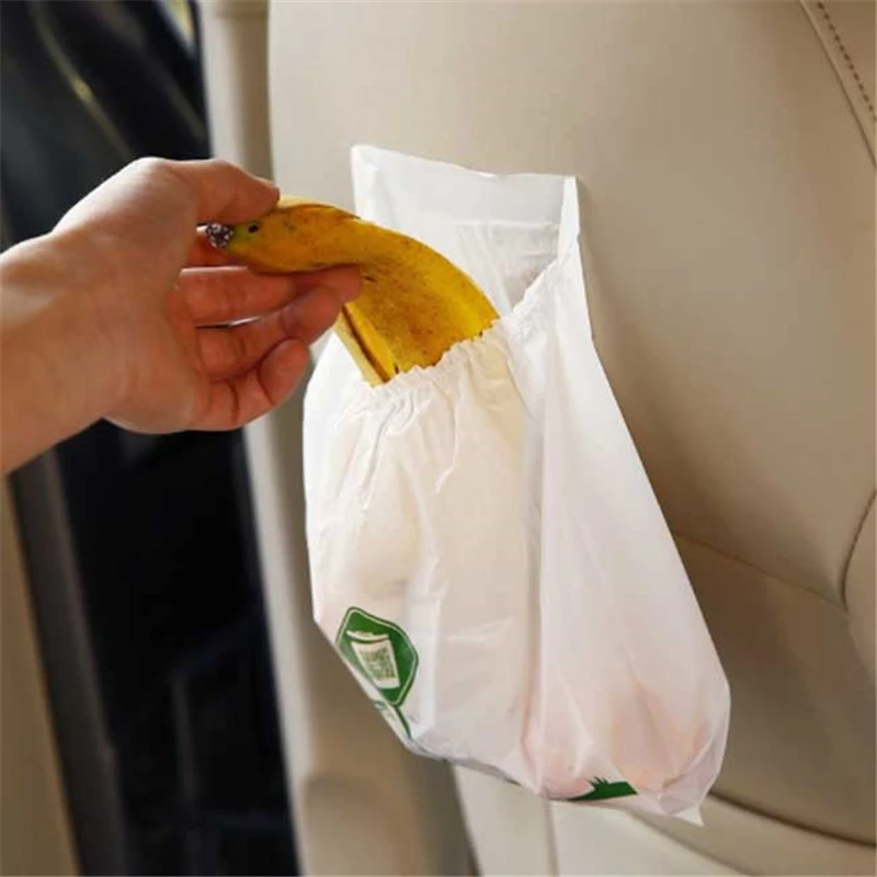 

15pcs/pack Mini Self-Adhesive Car Trash Bags Degradable Garbage Bags Disposable Plastic Bag