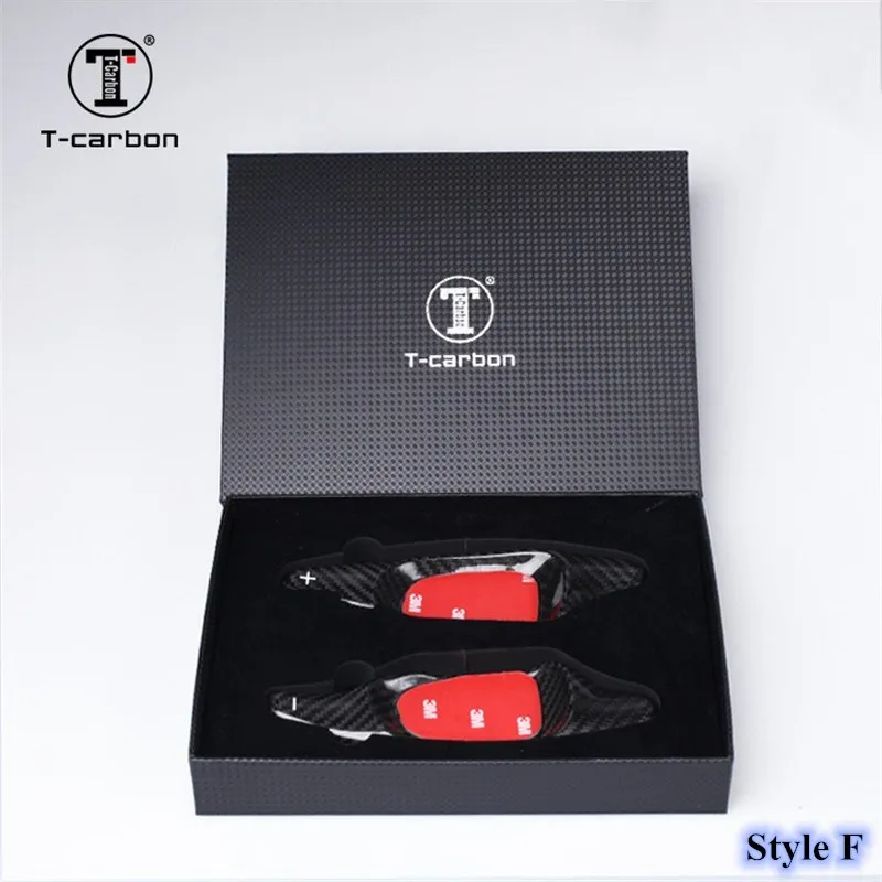 Автомобильный Стайлинг углеродное волокно рулевое колесо сдвиг весло