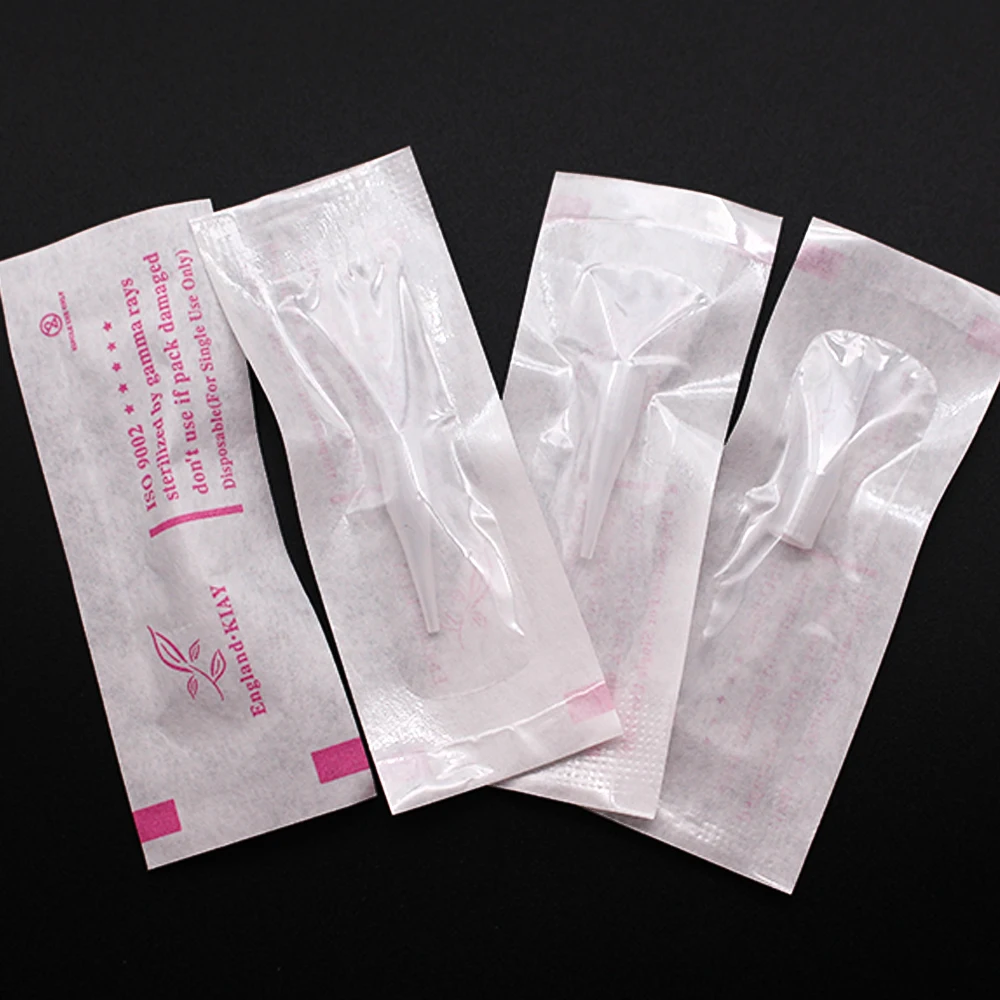 50 шт./лот индивидуальная упаковка для перманентного макияжа наконечники