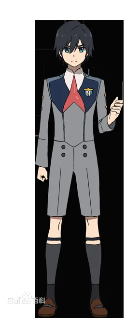 35cm Anime DARLING in the FRANXX Hiro Wig Cosplay Wigs Playing Black Hair Halloween 1:1 Cap |