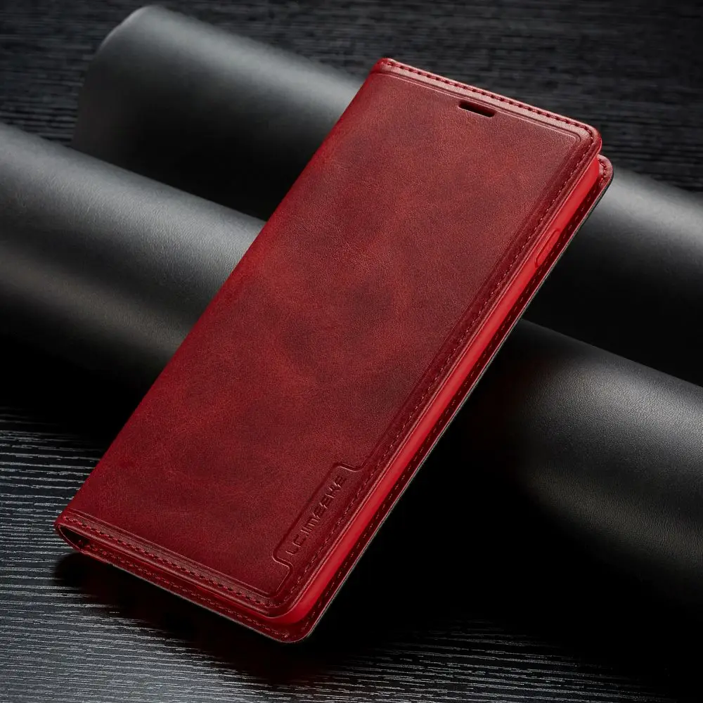 LCHULLE винтажный кошелек кожаный чехол для samsung S8 S9 S10 Plus Note 9 роскошный Магнитный бампер чехол для телефона для Galaxy Note 10 Plus
