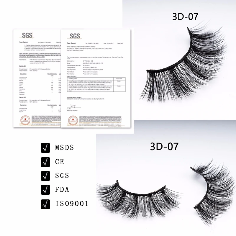 DORADOSUN Мягкие 3D Натуральные Искусственные норковые полные полосы мягкие ресницы 5