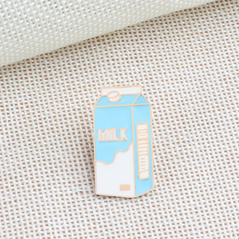 Броши на лацкан с изображением завтрака бутылки молока яйца хлеба суши еды брошь