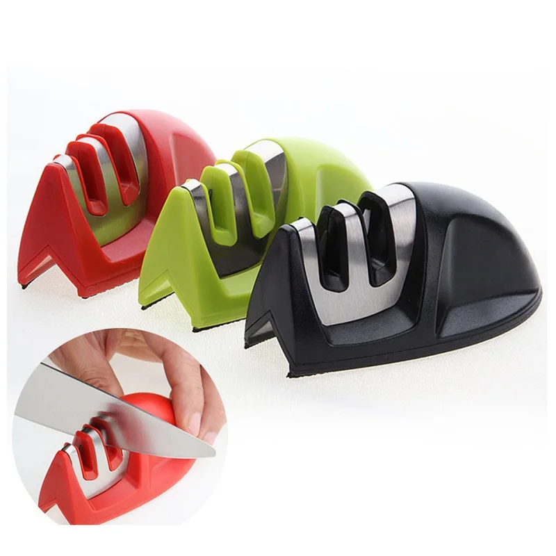 

2 Stages Knife Sharpener Diamond Ceramic Steel Whetstone Knives Angle Sharpening Stones Home Grinder Kitchen Tools