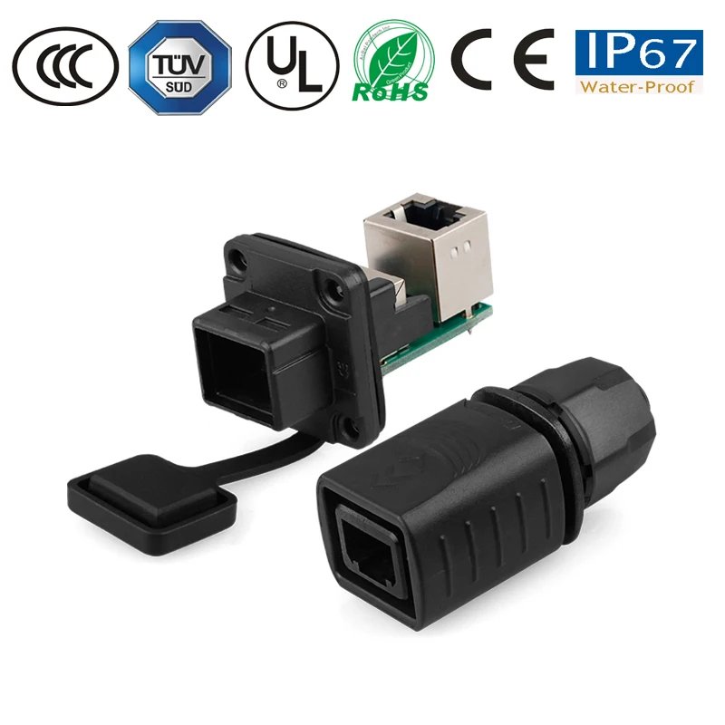 Водонепроницаемый разъем для розетки RJ45|Соединители| |