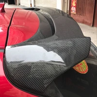 auto spoilers for mazda 3 axela hatchback 2014 2018 rear wing carbon fiber resin spoiler high quality car accessories