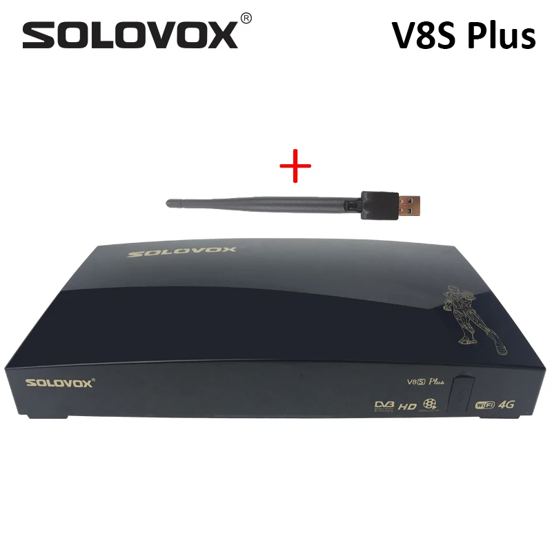 V8S WIFI Solovox V8S Plus DVB-S2 цифровой спутниковый приемник STB поддержка Biss ключ USB Wi-Fi YouTube 3g 4G USB модем M3U CCCAM Xtream DLNA - Цвет: V8S WIFI