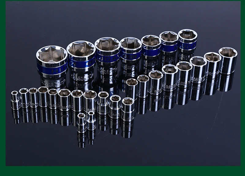 Набор торцевых ключей комплект комбинированных гаечных с храповым механизмом