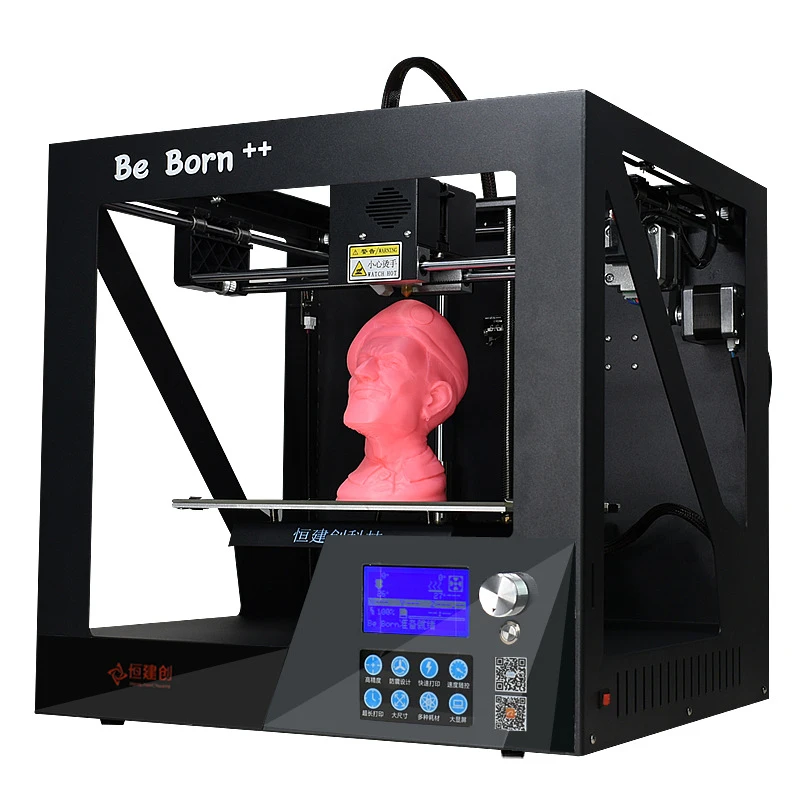 

3D-принтер FDM, металлический чехол для обучения, для рабочего стола, высокая точность, высокая производительность, тип коробки, инструменты д...