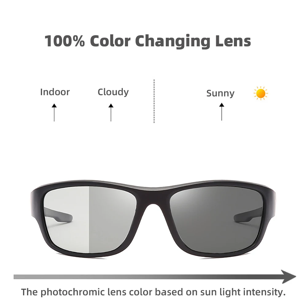 2021 фотохромные мужские велосипедные солнцезащитные очки 100% спортивные Меняющие
