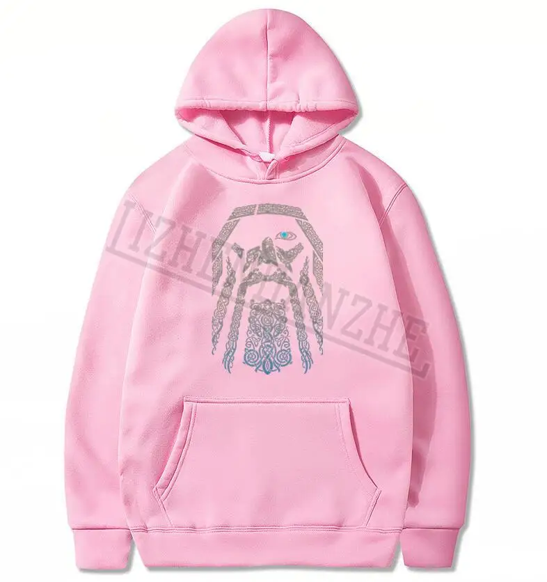 Толстовка мужская с круглым вырезом Свитшот в ретро стиле викинги один подарок