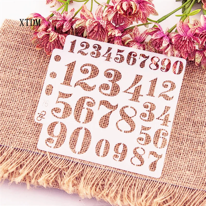 

Digital plastic mold shield DIY cake scrapbook stencils hollow Embellishments printing lace ruler Valentine's Day