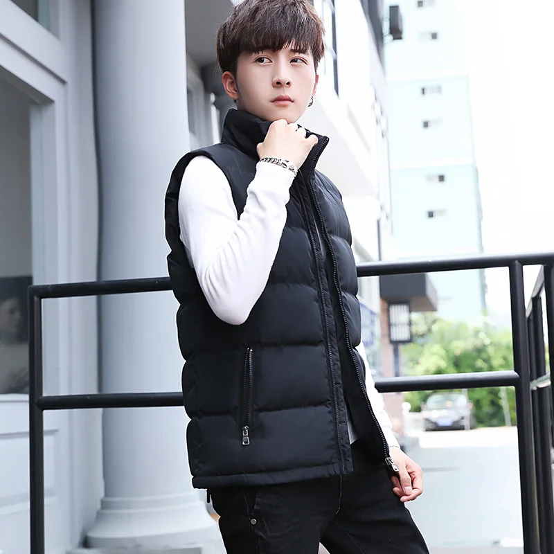 Мужской жилет приталенный верхняя одежда с хлопковой подкладкой мужской для