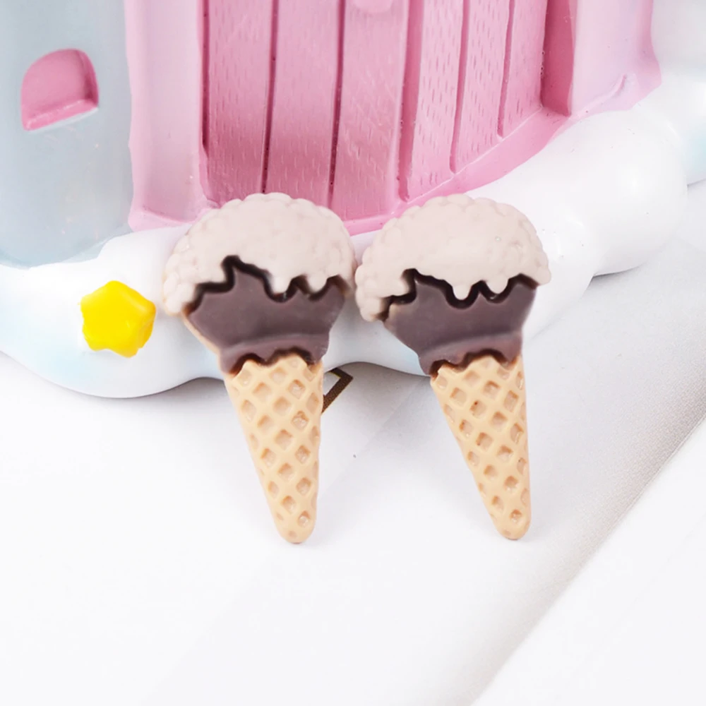 10 шт./лот имитация мороженого из смолы слизь пушистый Шарм наполнитель Детские