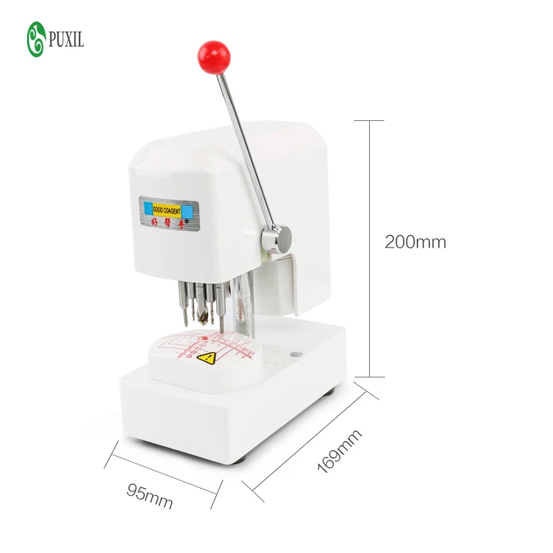 

220V Lens Template Punch Instrument Machine Optical Shop Three-hole Mechanism Molding Machine Three-eye Drill Glasses Equipment