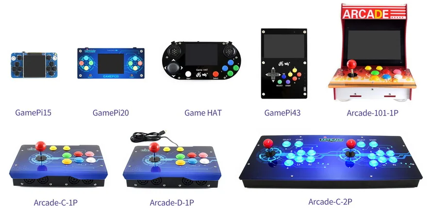 GamePi43, портативная игровая консоль на базе Raspberry Pi, 4,3 дюймов ips дисплей