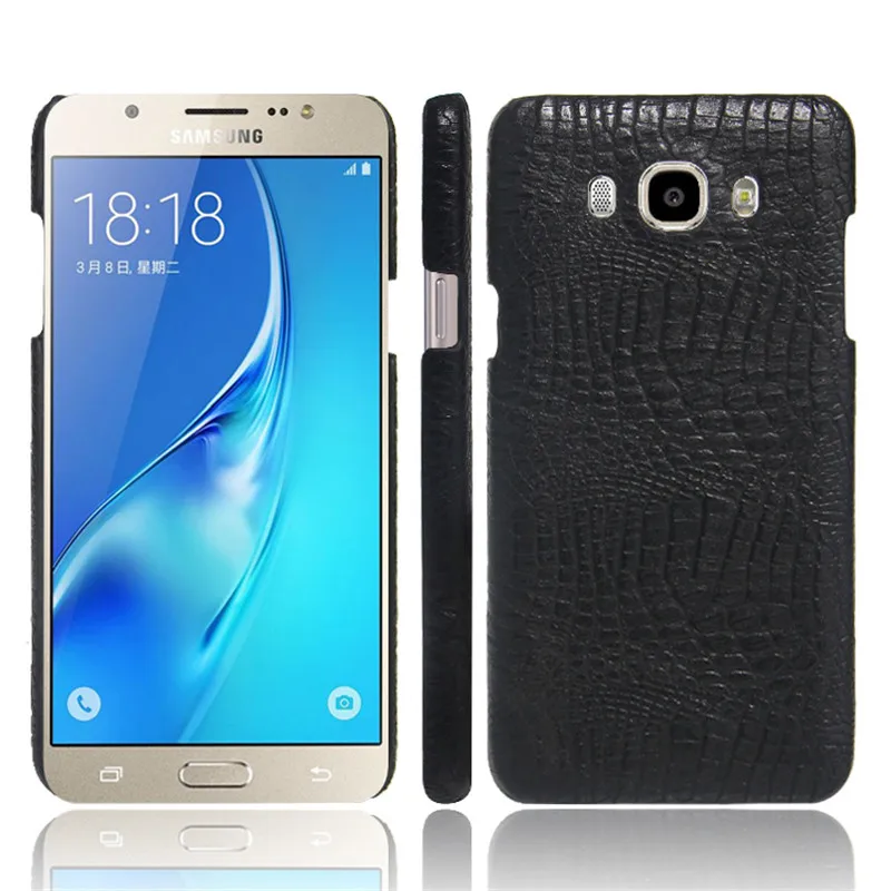 Чехол из искусственной кожи для Samsung J5 2016 жесткий пластиковый чехол накладка Galaxy