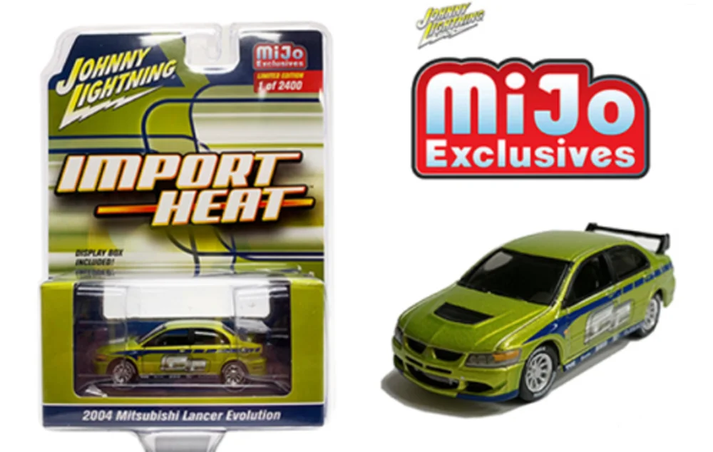 

Johnny Lightning cars 1/64 2004 Mitsubishi Lancer Evolution Collector Edition Metal Diecast Model Cars Kids Toys