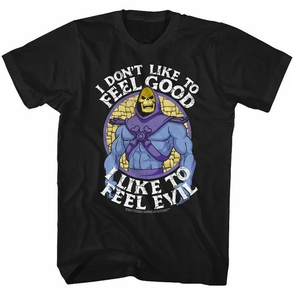 

Masters Of The Universe Feel Evil Black Adult T-Shirt