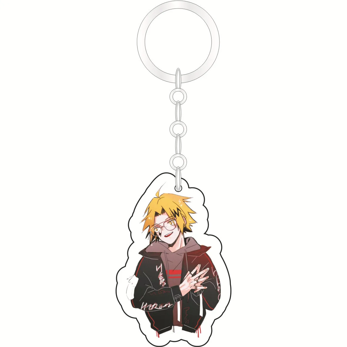 

Cartoon Anime My Hero Academia Keychain Acrylic Key Chain Pendants Charms New Year Gift Fan Souvenirs Keyring