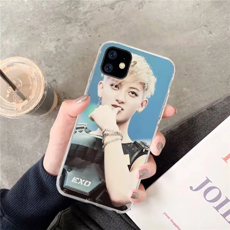 CUTEWANAN Exo Tao Новое поступление черный чехол для мобильного телефона iPhone 11 pro XS MAX 8 7 6