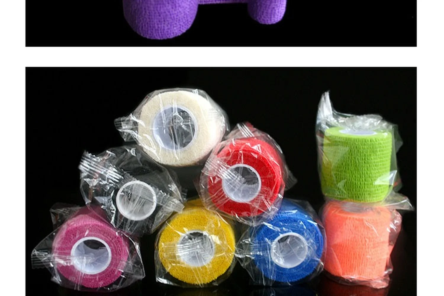 

10pcs Disposable self-adhesive elastic bandage 5.0CM tattoo supplies tattoo handle bandage beauty tools One-time tattoo machine