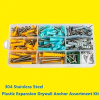 plastic expansion drywall anchor set with self tapping screw small yellow fish standard fasteners nylon self tapping