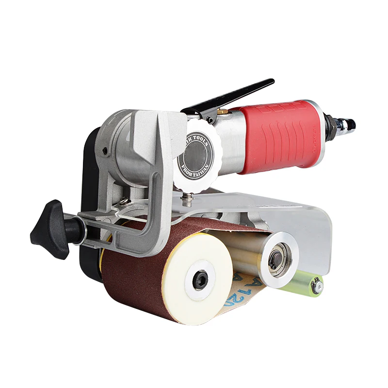 

Pneumatic Wire Drawing Machine Air Belt Sander Metal Polishing Machine Mini Sandpaper Machine 60*260mm 7000RPM