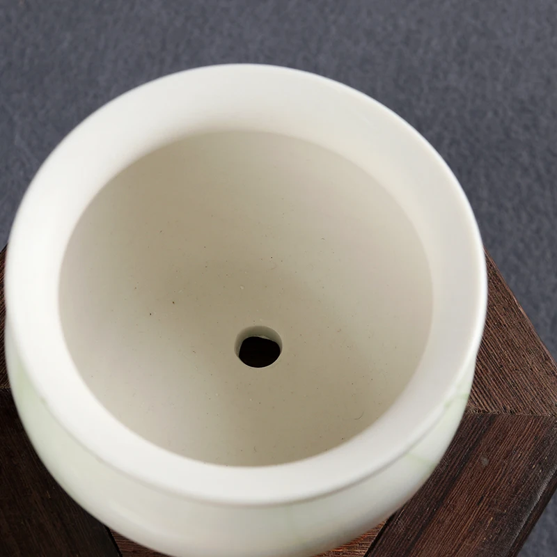 Керамический цветочный горшок в китайском стиле классический мясистый для