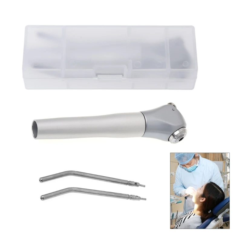 

1 Pc Dental 3 Launch Nozzle with Way Air Water Spray Triple Syringe Handpiece W/ 2 Tips Tubes Teeth Whitening Drop Shipping