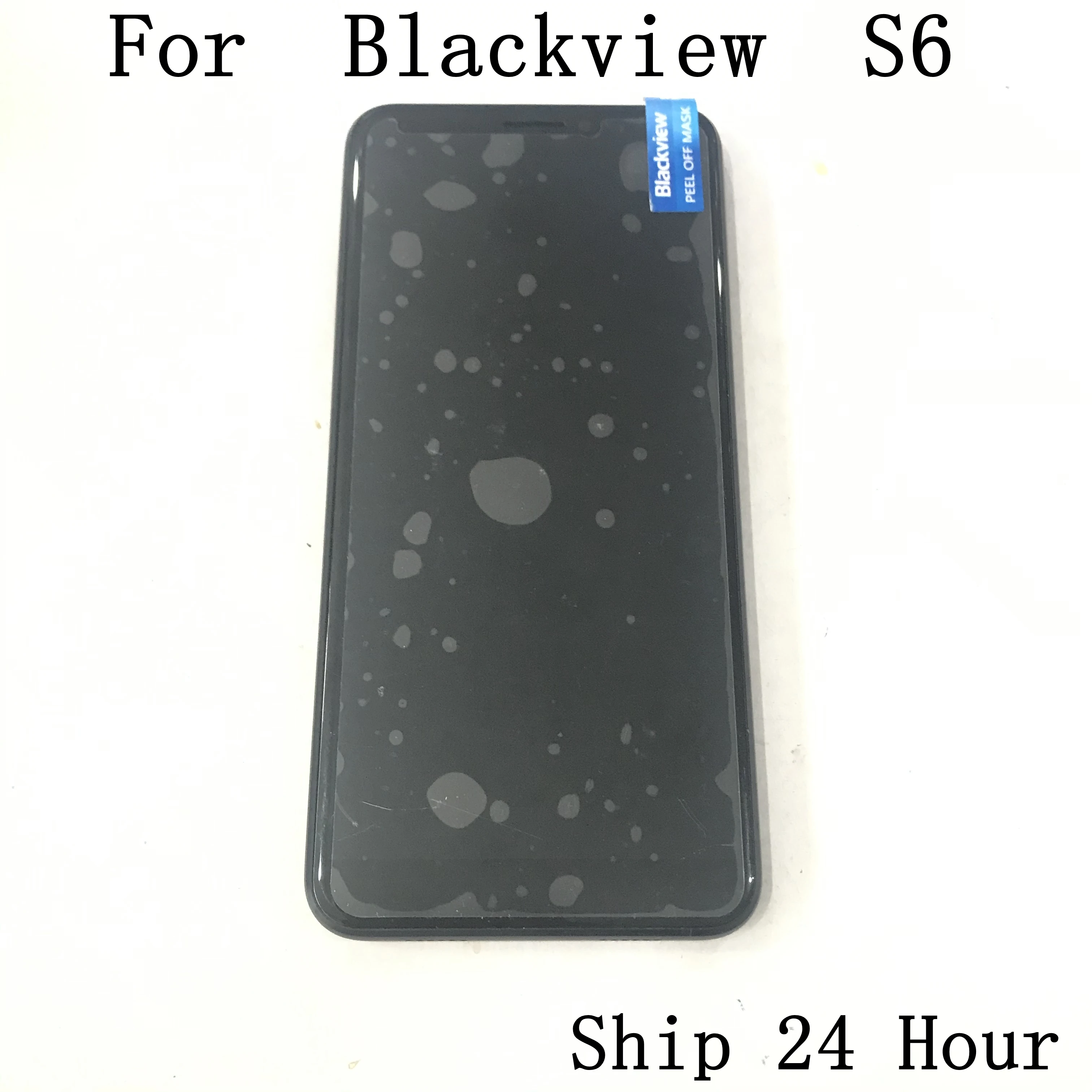 ЖК-дисплей Blackview S6 б/у сенсорный экран рамка для ремонт Починка замена части |